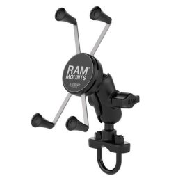 RAM® X-Grip® Suport mare pentru telefon cu baza U-Bolt pentru ghidon - scurt