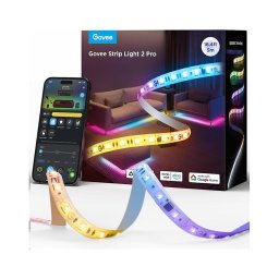 Bandă LED RGBWWIC dimabilă Govee Strip Light 2 Pro 5m Wi-Fi Matter