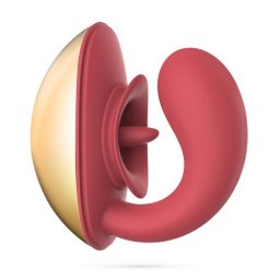 Crushious Arcan Stimulator Reincarcabil pentru Cupluri cu Miscari de Limba pentru Sex Oral Perfect