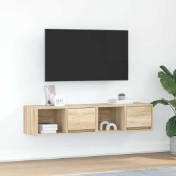 Dulapuri TV 2 buc Stejar Sonoma 60x31x25,5 cm Lemn prelucrat GartenMobel Dekor