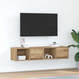 Dulapuri TV 2 buc Stejar Artisan 60x31x25,5 cm Lemn prelucrat GartenMobel Dekor