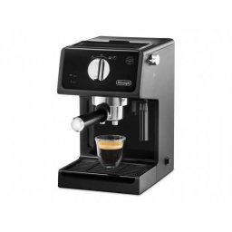 Espressor cu pompa Delonghi 0132104157 1100W 15bar Functie incalzire cesti Negru