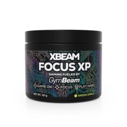 GymBeam XBEAM Focus XP 351 g măr verde