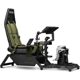 Scaun Gaming Scaun de gaming simulator de zbor Negru