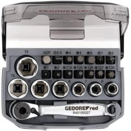 Red Socket Set 1/4 23-pieces