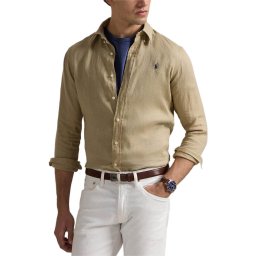 POLO RALPH LAUREN Cămaşă Cubdppcs-Long Sleeve-Sport Shirt 710966294001 250 beige/khaki