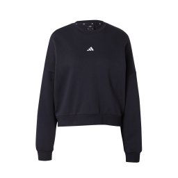 ADIDAS SPORTSWEAR Hanorac sport negru / alb murdar