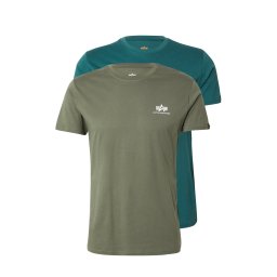 ALPHA INDUSTRIES Tricou oliv / verde petrol