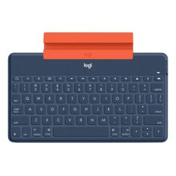Tastatura wireless Logitech 920-010060, pentru iPad, iPhone si Apple TV, UK layout, Albastru