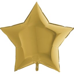 Balon folie stea aurie 91 cm