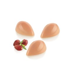 Matrita Policarbonat 24 Praline Quenelle, 4.2 x 2.6 x H 1.7 cm, 17.5 x 27.5 cm (CH 038), 8 ml