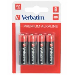 Baterii Verbatim Premium, 4x AA LR6 blister