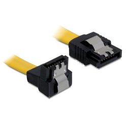 Delock Cable SATA 6 Gb/s down/straight metal 50 cm