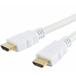 Techly Cablu Monitor HDMI-HDMI M/M Ethernet 3D 4K, 1m, alb
