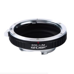 K&F Concept EOS-LM adaptor montura Canon EOS la Leica M KF06.175
