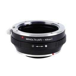 K&F Concept Minolta(AF)-Nikon1 adaptor montura de la Sony Minolta A/ Sony A la Nikon1 KF06.282