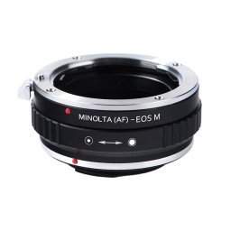 K&F Concept Minolta (AF)-EOS M adaptor montura de la Minolta AF/Sony A la Canon EOS M KF06.158