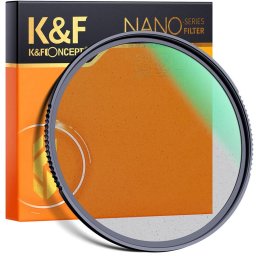 Filtru magnetic K&F Concept Black Mist 1/1 Special Effect Ulra-Clear Nano-X cu adaptor 55mm si capac KF01.1689