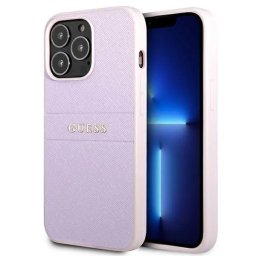 Husa Husa telefon Guess pentru iPhone 13 Pro Max, Saffiano, Pieleecologica, Mov