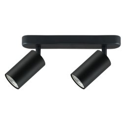Lampă de tavan și de perete Maclean, spot, mobilă, aluminiu, 2xGU10, 55x100mm, negru mat, MCE452 B