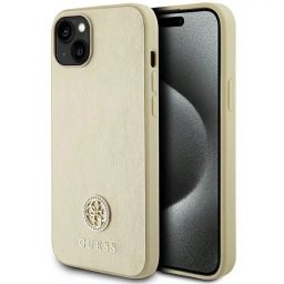 Husa Guess GUHCP15MPS4DGPD iPhone 15 Plus 6.7" gold/gold hardcase Strass Metal Logo