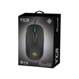 Mouse INCA Gaming IMG-348,3200dpi, 7 Taste, USB,Negru