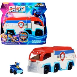 Spin Master Paw Patrol: The Mighty Movie, Pup Squad Patroller Team Vehicle, Toy Vehicle (with Chase Toy Car, Toy)