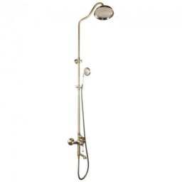 Accesorii sanitare MIXXUS PREMIUM VINTAGE BRONZE 009-J baterie baie cu coloana de dus din alama