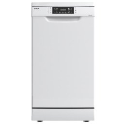 Masina de spalat vase SDW410.8 10 seturi, 3 cosuri, 8 programe, Clasa E, Display, Pornire intarziata, Blocare acces copii, 45 cm