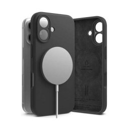 Husa Ringke iPhone 16 Case Silicone Magnetic Black