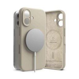 Husa Ringke iPhone 16 Case Silicone Magnetic Stone