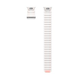 Curea material textil Samsung Fabric Band pentru Galaxy Watch 7 40mm, 20mm, XS, Pink White