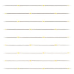 Benzi LED DECORATIUNE LED ALB CALD 10M REBEL