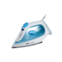 Fier de calcat SI1050BL, 2000 W, SuperCeramic, Alb/Albastru