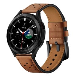 Curea Piele Samsung Galaxy Watch 4 5 5 Pro 6 7 FE Brown