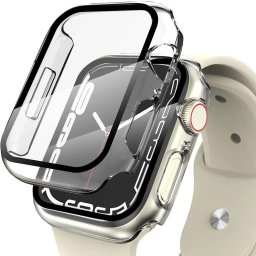 Carcasa Tech Protect Defense360 Apple Watch 7 8 9 45 mm Clear