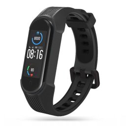 Curea Armor Strap Tech Protect Xiaomi Mi Smart Band 5 6 7 NFC Negru