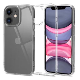 Husa Husă Tech-Protect FlexAir Hybrid pentru iPhone 11, spate transparent, protecție hibridă, transparentă