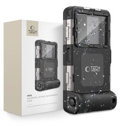 Husa Husă universală waterproof IPX8 pentru smartphone, protecție subacvatică, neagră
