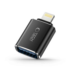Adaptor Tech-Protect UltraBoost Lightning la USB OTG, culoare Black