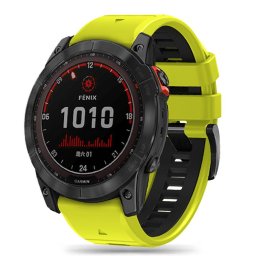 Curea Tech Protect IconBand Pro Garmin Fenix 3 5X 3HR 5X Plus 6X 6X Pro 7X Lime Black