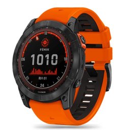 Curea Tech Protect IconBand Pro Garmin Fenix 3 5X 3HR 5X Plus 6X 6X Pro 7X Orange Black