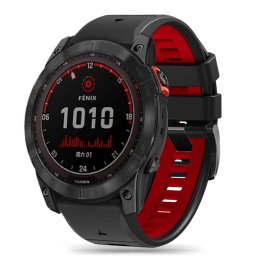 Curea Tech Protect IconBand Pro Garmin Fenix 3 5X 3HR 5X Plus 6X 6X Pro 7X Black Red
