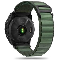 Curea Nylon Pro Garmin Fenix 5 6 6 Pro 7 Military Green