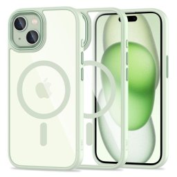 Husa Husă Tech-Protect Magmat MagSafe pentru iPhone 15, compatibilă MagSafe, protecție premium, verde