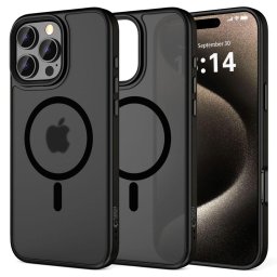 Husa Husă Tech-Protect Magmat MagSafe pentru iPhone 16 Pro Max, compatibilă MagSafe, protecție premium, neagră