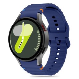 Curea Silicone Sport Samsung Galaxy Watch 4 5 5 Pro 6 7 FE Navy Blue
