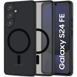 Husa Husă Tech-Protect Magmat MagSafe pentru Samsung Galaxy S24 FE, compatibilă MagSafe, protecție premium, neagră