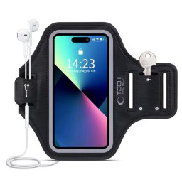 Husa Brățară sport universală M4 pentru telefon, fixare pe braț, neagră