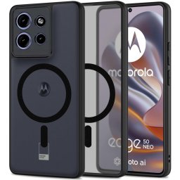 Husa Husă Tech-Protect Magmat MagSafe pentru Motorola Edge 60 Neo, compatibilă MagSafe, protecție premium, neagră